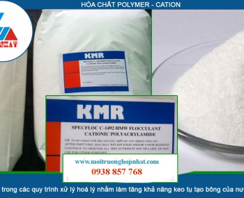 Polymer Cation xlý nước thải C1492 KMR - Môi Trường Hợp Nhất - Công Ty Cổ Phần Xây Dựng Và Công Nghệ Môi Trường Hợp Nhất